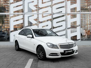 2011 Mercedes-Benz C-Класс 180 BlueEFFICIENCY III (W204) Рестайлинг, белый, 1298000 рублей, вид 1