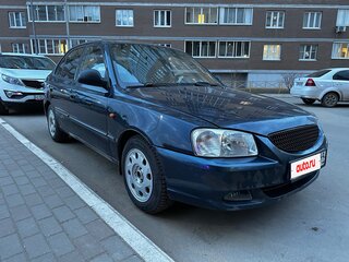 2008 Hyundai Accent ТагАЗ II, синий, 264000 рублей, вид 2