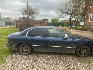 2004 Hyundai Sonata IV (EF) Рестайлинг, синий, 250000 рублей, вид 2