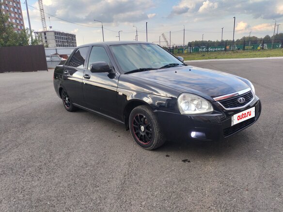 2010 Lada (ВАЗ) Priora I, чёрный, 350000 рублей - вид 9