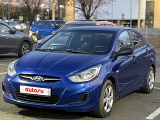2011 Hyundai Solaris I, синий, 680000 рублей, вид 1
