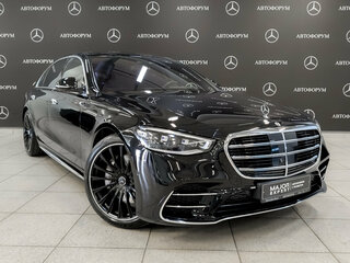 2022 Mercedes-Benz S-Класс 500 Long 4MATIC VII (W223), чёрный, 10000000 рублей, вид 3