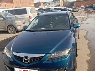 2007 Mazda 6 I (GG) Рестайлинг, синий, 430000 рублей, вид 2