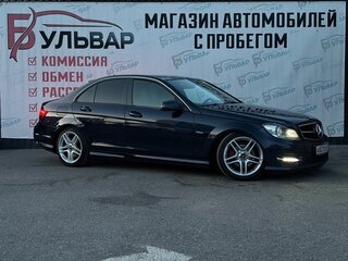 2011 Mercedes-Benz C-Класс 180 BlueEFFICIENCY III (W204) Рестайлинг, синий, 1320000 рублей, вид 1