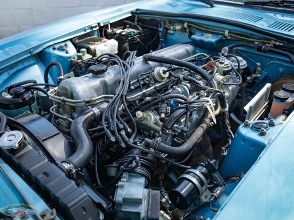 1977 Datsun 280Z 4-speed, голубой, 6300000 рублей - вид 26