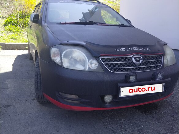 2000 Toyota Corolla Fielder IX (E120, E130), чёрный, 400000 рублей - вид 1