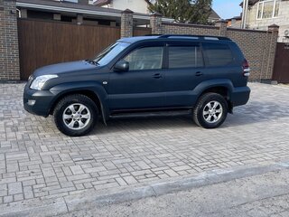2008 Toyota Land Cruiser Prado 4-speed 120 Series Рестайлинг, синий, 2100000 рублей, вид 4