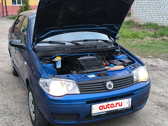 2011 Fiat Albea I Рестайлинг, синий, 380000 рублей - вид 2
