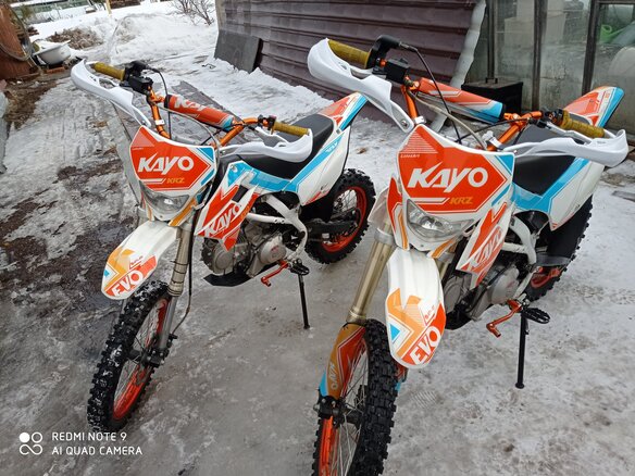 2020 Kayo Evolution YX125EM, белый, 65000 рублей