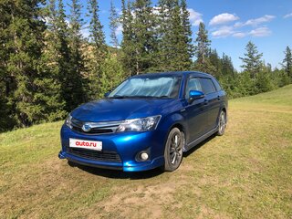 2013 Toyota Corolla Fielder XI (E160, E170, E180), синий, 1180000 рублей, вид 2