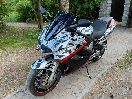 2003 Honda VFR 800, красный, 460000 рублей, вид 2