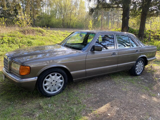 1987 Mercedes-Benz S-Класс 420 II (W126) Рестайлинг, коричневый, 1350000 рублей, вид 1