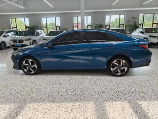2022 Hyundai Elantra VII (CN7), синий, 1225000 рублей, вид 4
