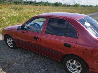 2004 Hyundai Accent ТагАЗ II, красный, 325000 рублей, вид 3