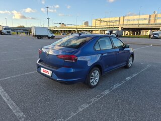 2021 Volkswagen Polo VI, синий, 1195000 рублей, вид 4