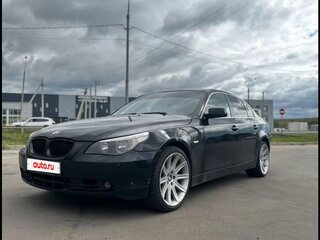 2006 BMW 5 серии 525i V (E60/E61), чёрный, 841000 рублей, вид 1