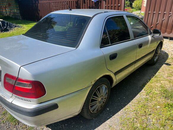 2003 Mitsubishi Carisma I Рестайлинг, серебристый - вид 3