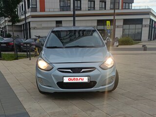 2011 Hyundai Solaris I, голубой, 465000 рублей, вид 1