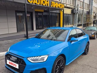 2021 Audi A4 45 TFSI V (B9) Рестайлинг, синий, 4000000 рублей, вид 2