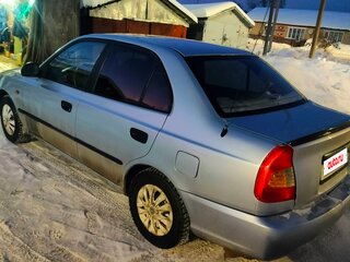 2008 Hyundai Accent ТагАЗ II, серебристый, 450000 рублей, вид 4