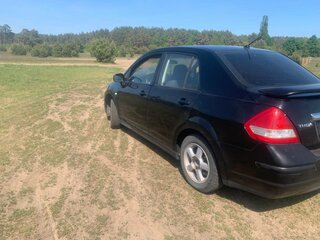 2007 Nissan Tiida I, чёрный, 425000 рублей, вид 4
