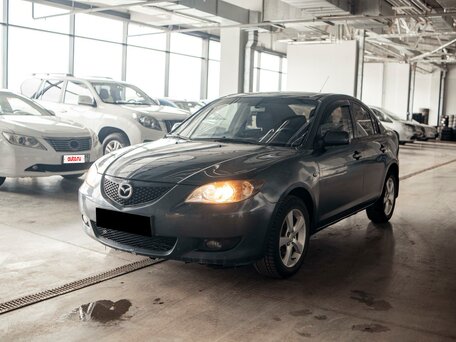 2006 Mazda 3 I (BK) Рестайлинг, серый, 375000 рублей, вид 1