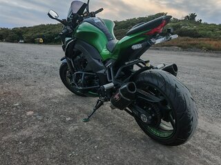 2018 Kawasaki Z 1000, зелёный, 1100000 рублей, вид 4