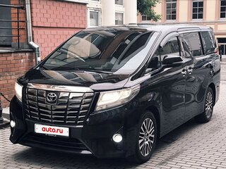 2015 Toyota Alphard III, чёрный, 3550000 рублей, вид 3