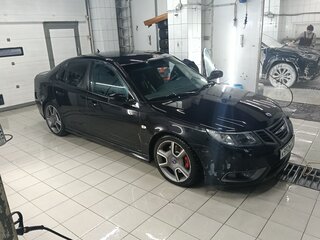 2008 Saab 9-3 II Рестайлинг, чёрный, 1500000 рублей, вид 4