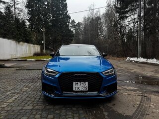 2017 Audi RS 3 II (8V) Рестайлинг, синий, 4000000 рублей, вид 5