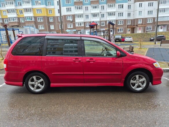 2002 Mazda MPV II (LW), красный, 405000 рублей - вид 4