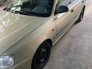 2004 Hyundai Accent ТагАЗ II, бежевый, 450000 рублей, вид 1
