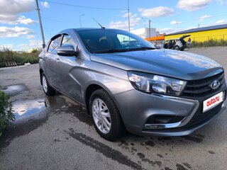 2016 Lada (ВАЗ) Vesta I, серый, 720000 рублей, вид 3