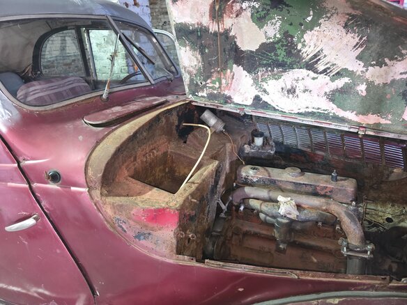 1950 BMW 321 I, красный, 460000 рублей - вид 15