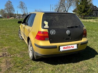 1999 Volkswagen Golf IV, золотистый, 170000 рублей, вид 4