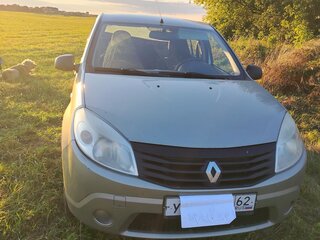2012 Renault Sandero I, бежевый, 400000 рублей, вид 4