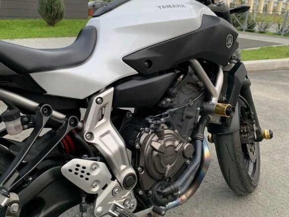 2014 Yamaha MT-07 (FZ-07), белый, 650000 рублей - вид 15