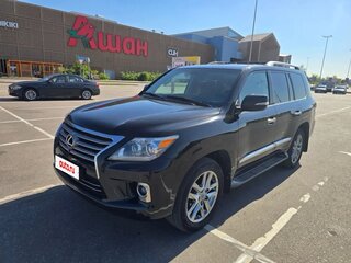 2013 Lexus LX 570 III Рестайлинг, чёрный, 3699000 рублей, вид 2