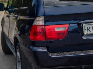 2003 BMW X5 3.0i I (E53) Рестайлинг, синий, 1100000 рублей, вид 4