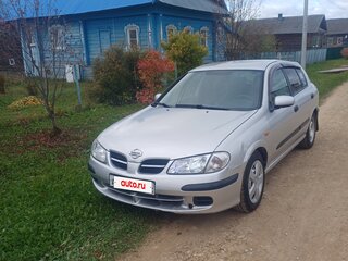 2001 Nissan Almera II (N16), серебристый, 270000 рублей, вид 1