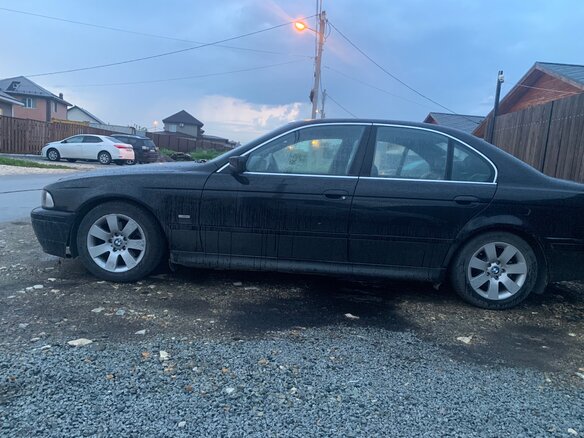 2003 BMW 5 серии 525i IV (E39) Рестайлинг, чёрный, 550000 рублей - вид 2