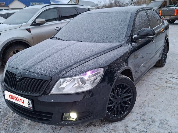 2011 Skoda Octavia II (A5) Рестайлинг, чёрный, 1150000 рублей - вид 1