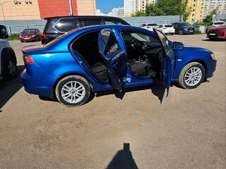 2011 Mitsubishi Lancer X Рестайлинг, синий, 770000 рублей, вид 4