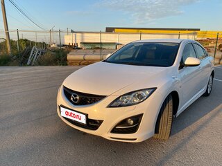 2011 Mazda 6 II (GH) Рестайлинг, белый, 1350000 рублей, вид 2