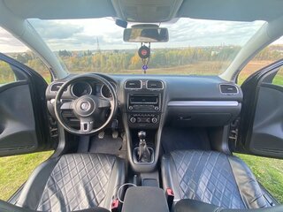 2012 Volkswagen Golf VI, чёрный, 750000 рублей, вид 3