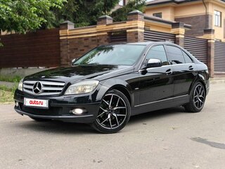 2008 Mercedes-Benz C-Класс 280 III (W204), чёрный, 1047000 рублей, вид 1