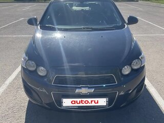 2012 Chevrolet Aveo II, чёрный, 583000 рублей, вид 3