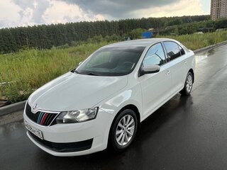 2018 Skoda Rapid I Рестайлинг, белый, 1240000 рублей, вид 1