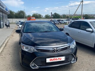 2016 Toyota Camry VII (XV50) Рестайлинг, чёрный, 2250000 рублей, вид 3
