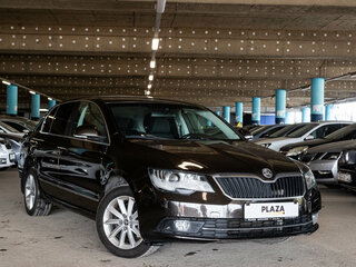 2013 Skoda Superb DSG II Рестайлинг, коричневый, 1199000 рублей, вид 2